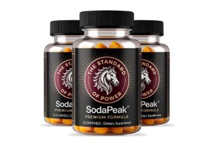Three bottles of SodaPeak Premium Formula.