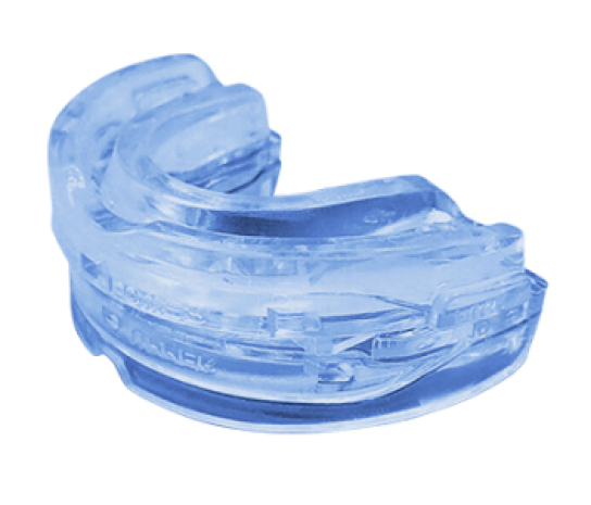 SleepZee blue translucent mouthpiece, alternate product view
