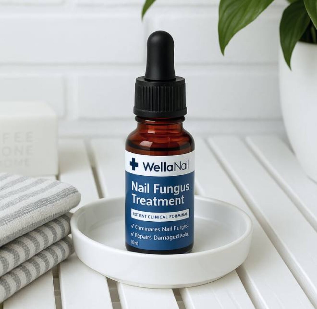 Original WellaNail dropper bottle product photograph